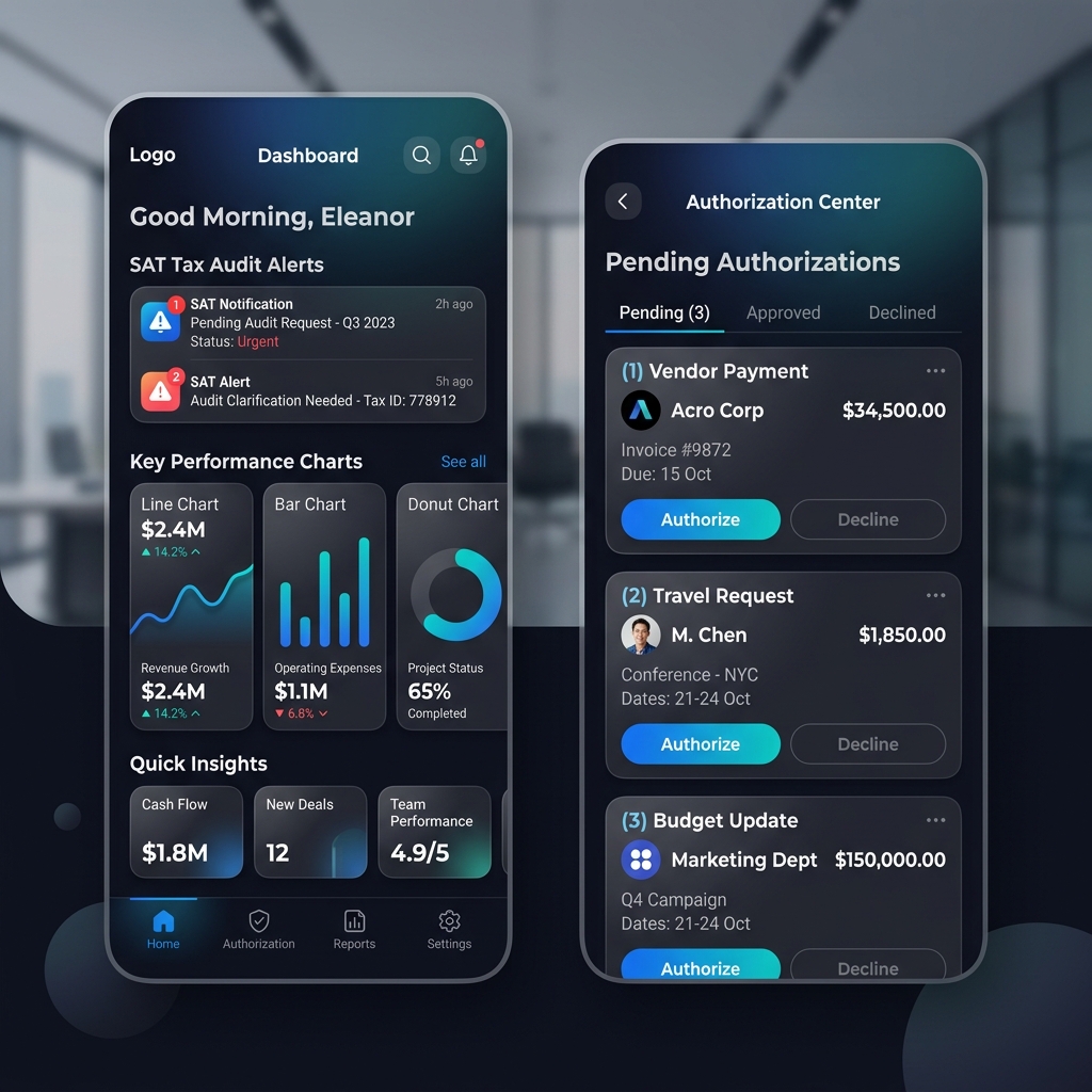 VentaBoost Mobile App Interface Mockup